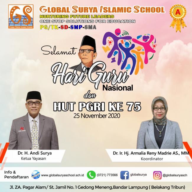 SELAMAT HARI GURU NASIONAL 2020